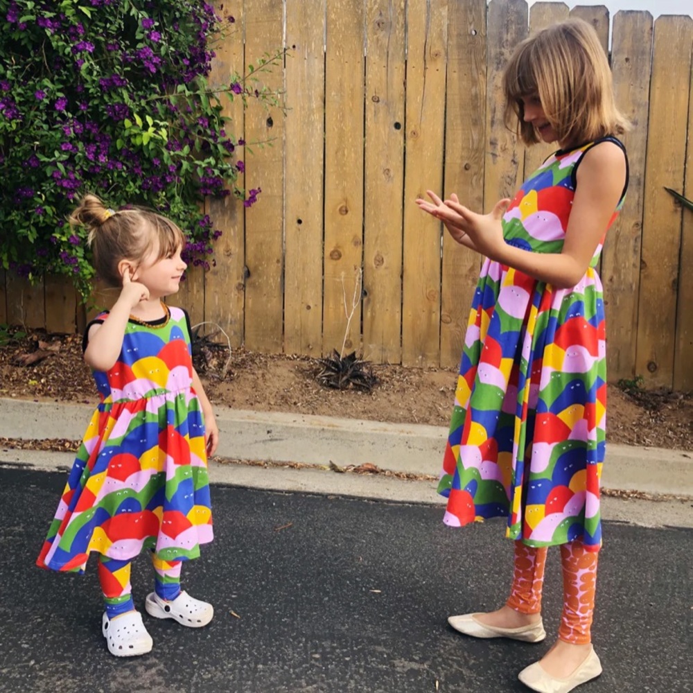 NWT Nooworks Tiny Dancer Dress in Grumpy Cat